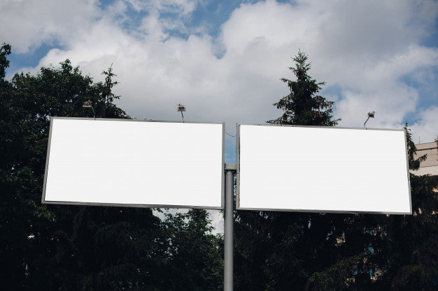 Empty Billboard In The City Psd