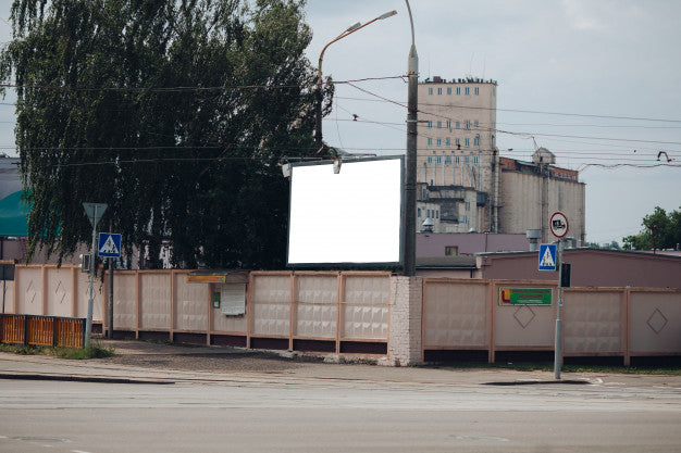 Empty Billboard In The City Psd