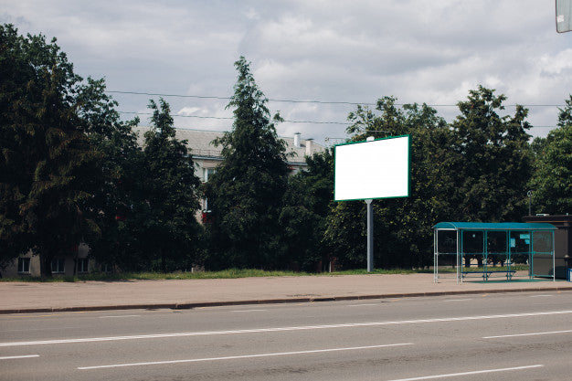 Empty Billboard In The City Psd