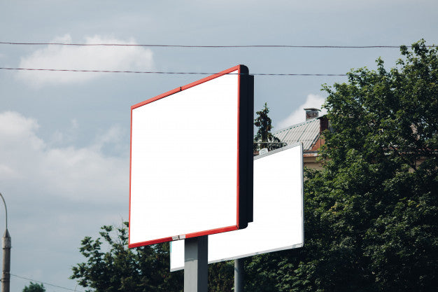 Empty Billboard In The City Psd