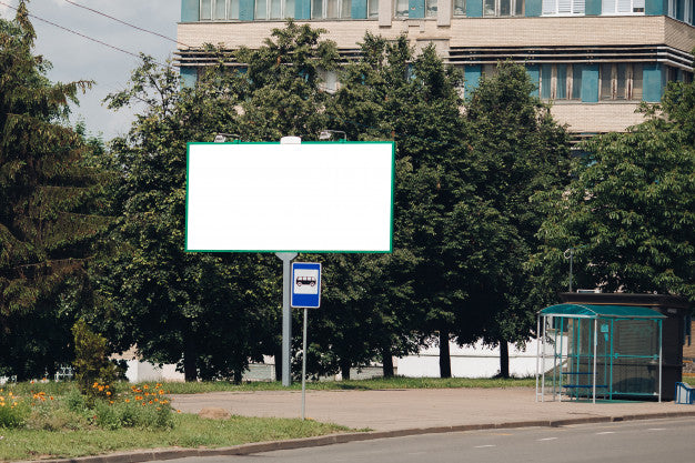 Empty Billboard In The City Psd