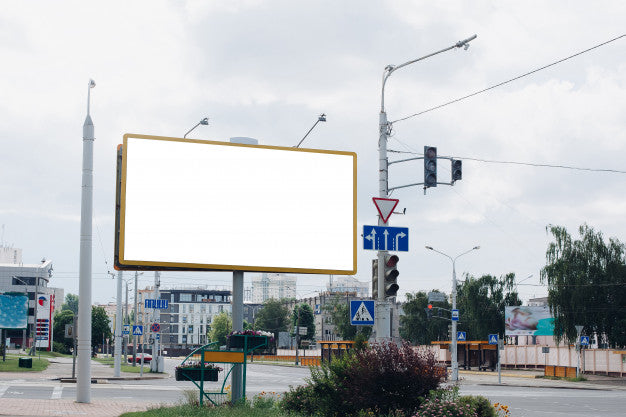 Empty Billboard In The City Psd