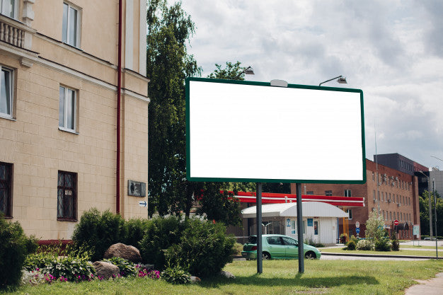 Empty Billboard In The City Psd