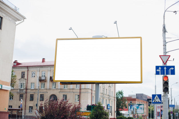 Empty Billboard In The City Psd