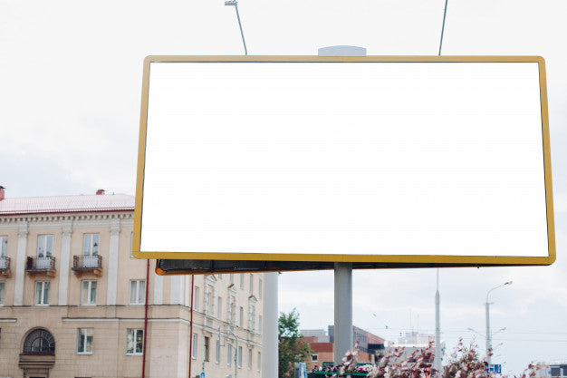 Empty Billboard In The City Psd