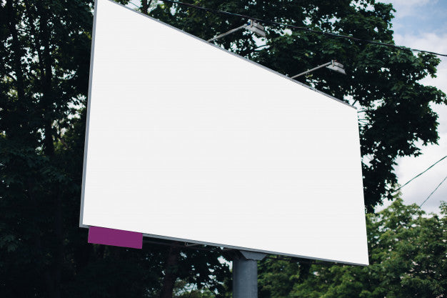 Empty Billboard In The City Psd