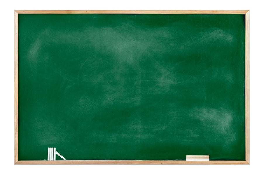 Empty Chalkboard Mockup