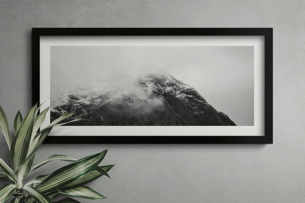 Empty Frame On A Wall Psd