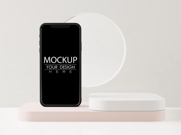 Empty Screen Smartphone Mockup Psd