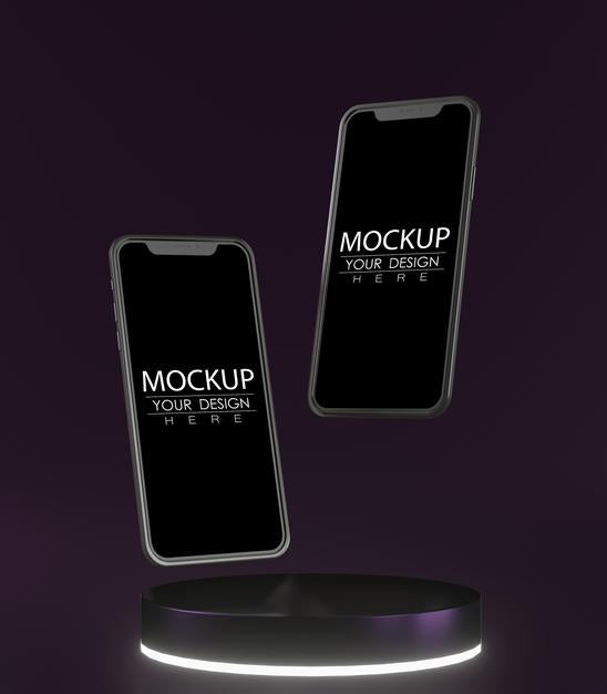 Empty Screen Smartphone Mockup Psd