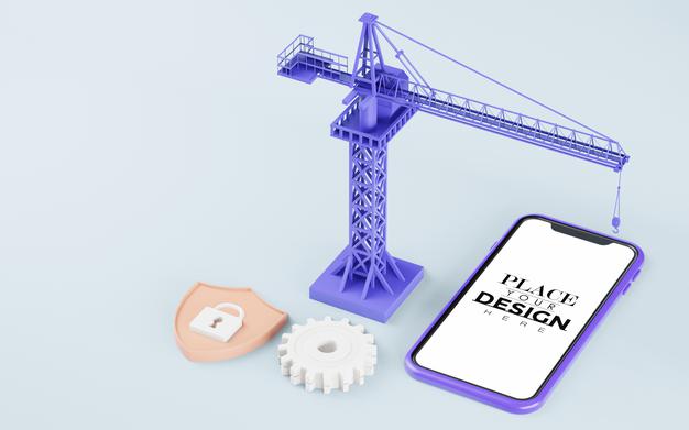 Empty Screen Smartphone Mockup Psd