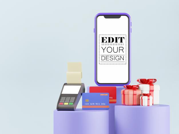 Empty Screen Smartphone Mockup Psd