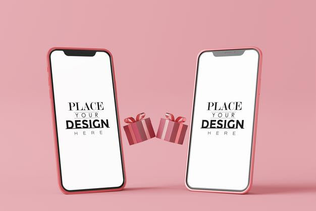 Empty Screen Smartphone Psd Mockup Psd