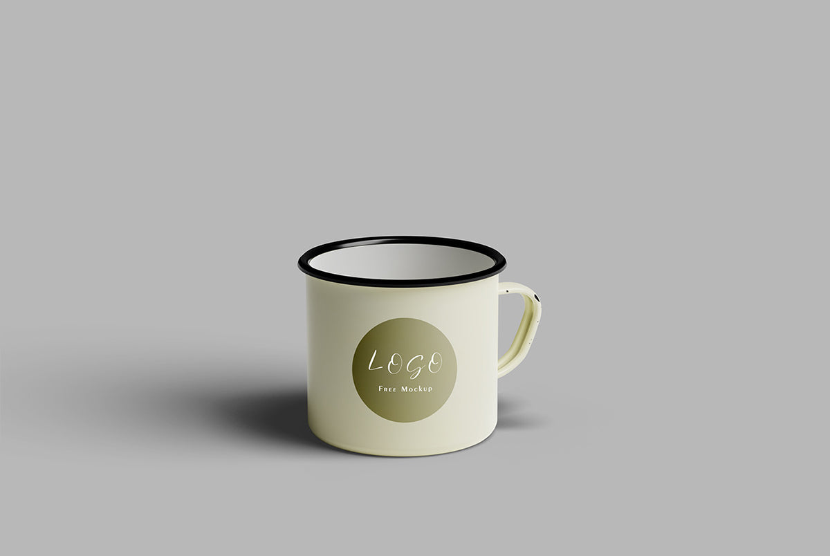 Enamel Mug Mockup
