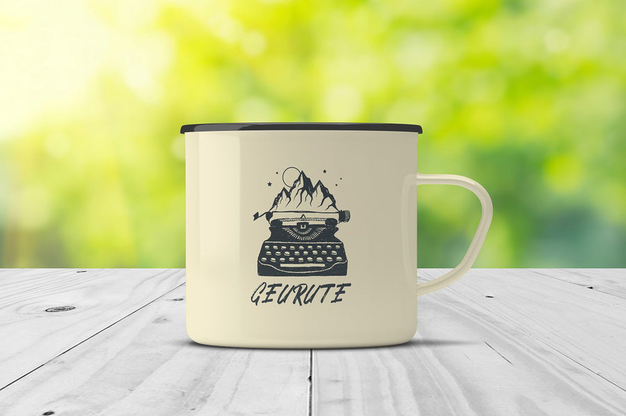 Enamel Mug Mockup