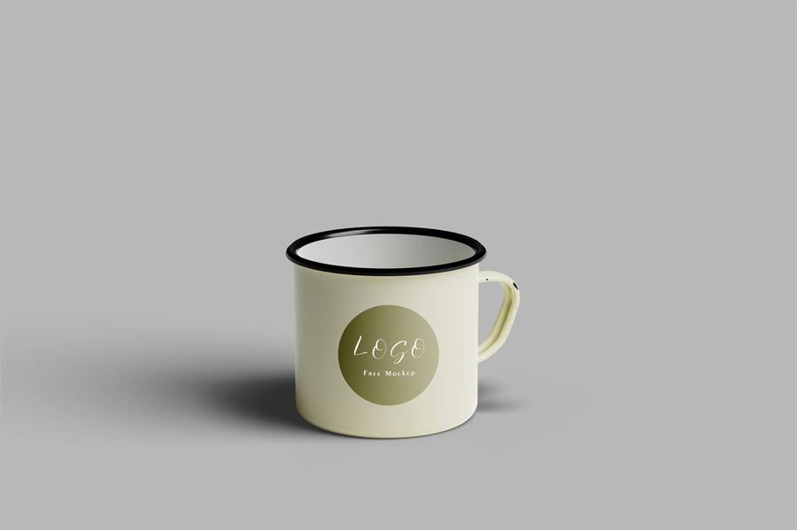 Enamel Mug Mockup
