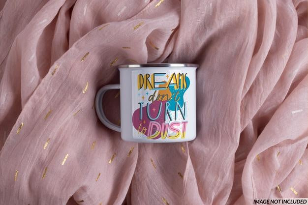 Enamel Mug Psd