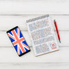 English Academy Notepad Mock-Up Psd