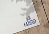 Engraved Logo On Paper Mockup Psd