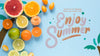 Enjoy Summer With Collection Of Exotic Fruits Psd