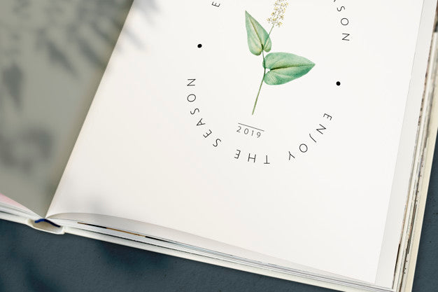 Enjoy The Season Magazine Mockup Psd