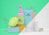 Entire Set Of Beauty Products Bottles Mock-Up Psd