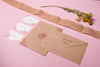 Envelope And Ribbon Arrangement Psd