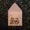 Envelope Mockup With New Year Concept Psd