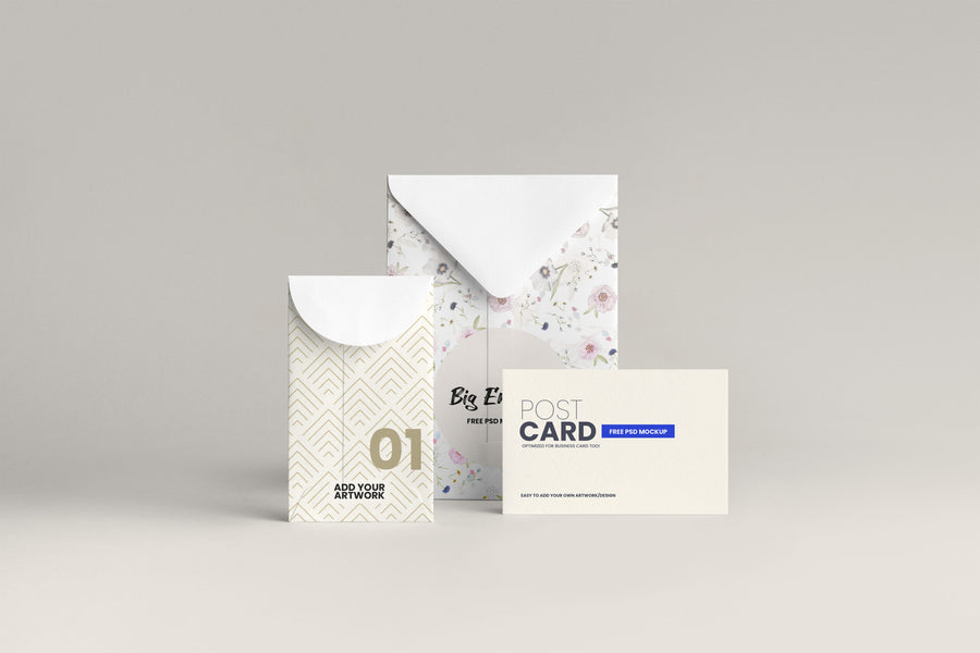 Envelope Stationery Mockup