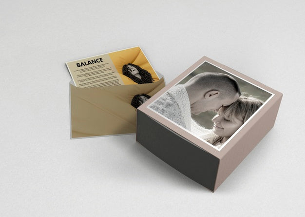 Envelope With Description For Perfume Psd