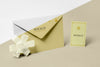 Envelope With Invitation Card High View Psd