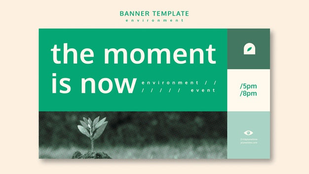 Environment Banner Template Concept Template Psd