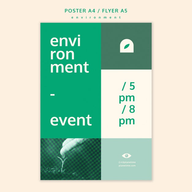 Environment Flyer Concept Template Psd
