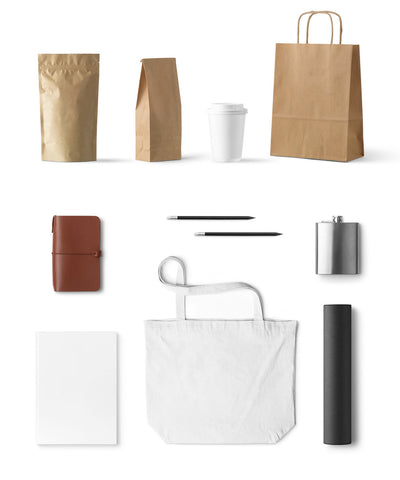 Essential Bags and Coffee Cup Mockup Pack
