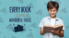 Every Book Is A New Travel Cute Boy Mock-Up Psd
