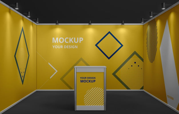 Exhibition Stand Mock-Up Assortment Psd
