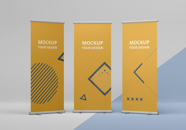 Exhibition Stand Mock-Up Assortment Psd