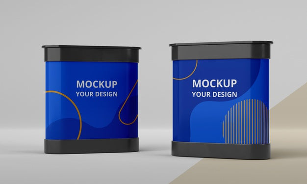 Exhibition Stand Mock-Up Assortment Psd