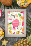 Exotic Food Concept With Frame Psd