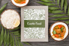 Exotic Food Frame Concept With Mock-Up Psd