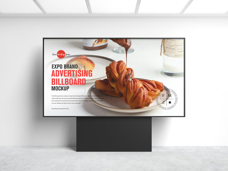 Expo Brand Advertising Billboard Mockup