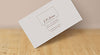 Extremely Simple Business Card Design & Mock-Up Psd