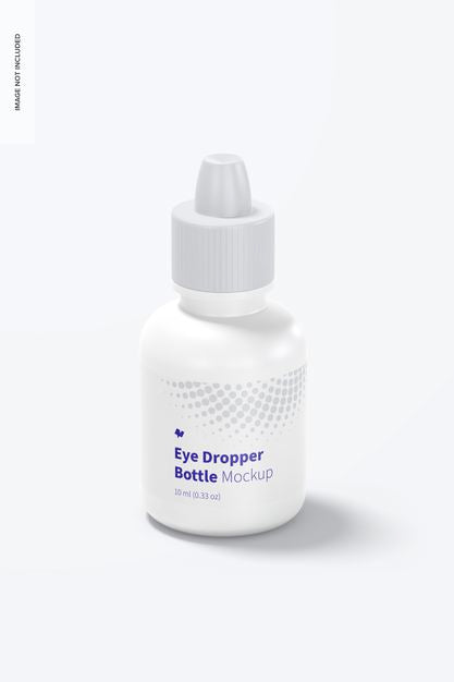 Eye Dropper Bottle Mockup Psd