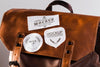 Fabric Clothing Patch Mock-Up On Leather Bag Psd