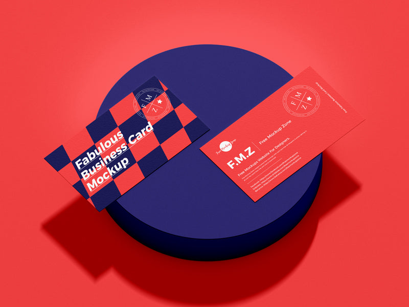 Fabulous Business Card Mockup