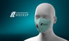 Face Mask Concept Mock-Up Psd