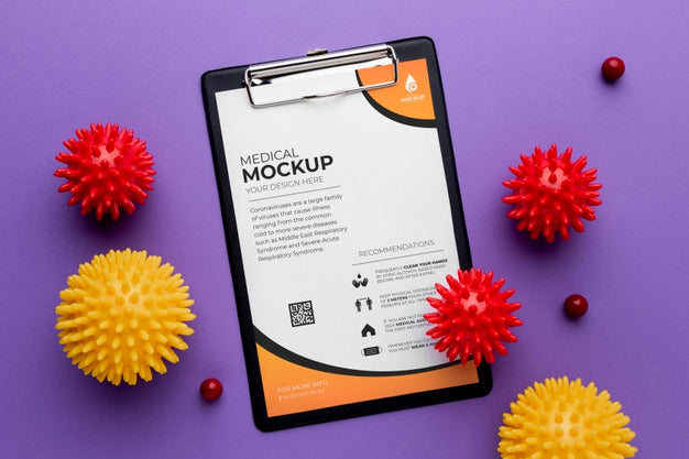 Face Mask Minimal Concept Mock-Up Psd