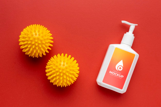 Face Mask Minimal Concept Mock-Up Psd