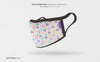 Face Mask Mockup In Left Side View Psd