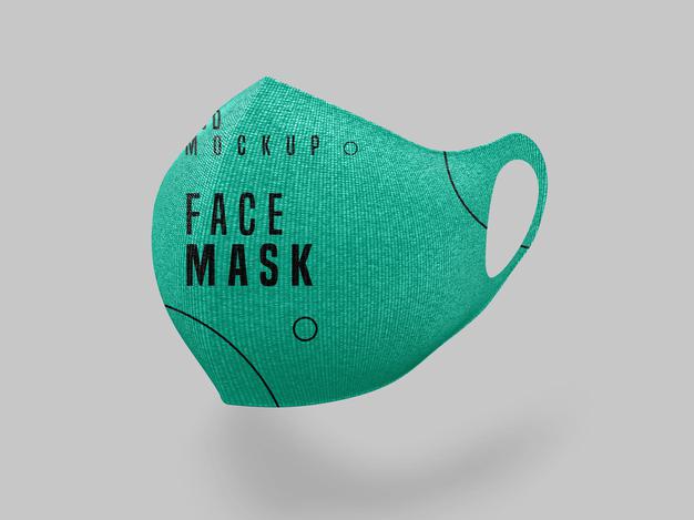 Face Mask Mockup Psd